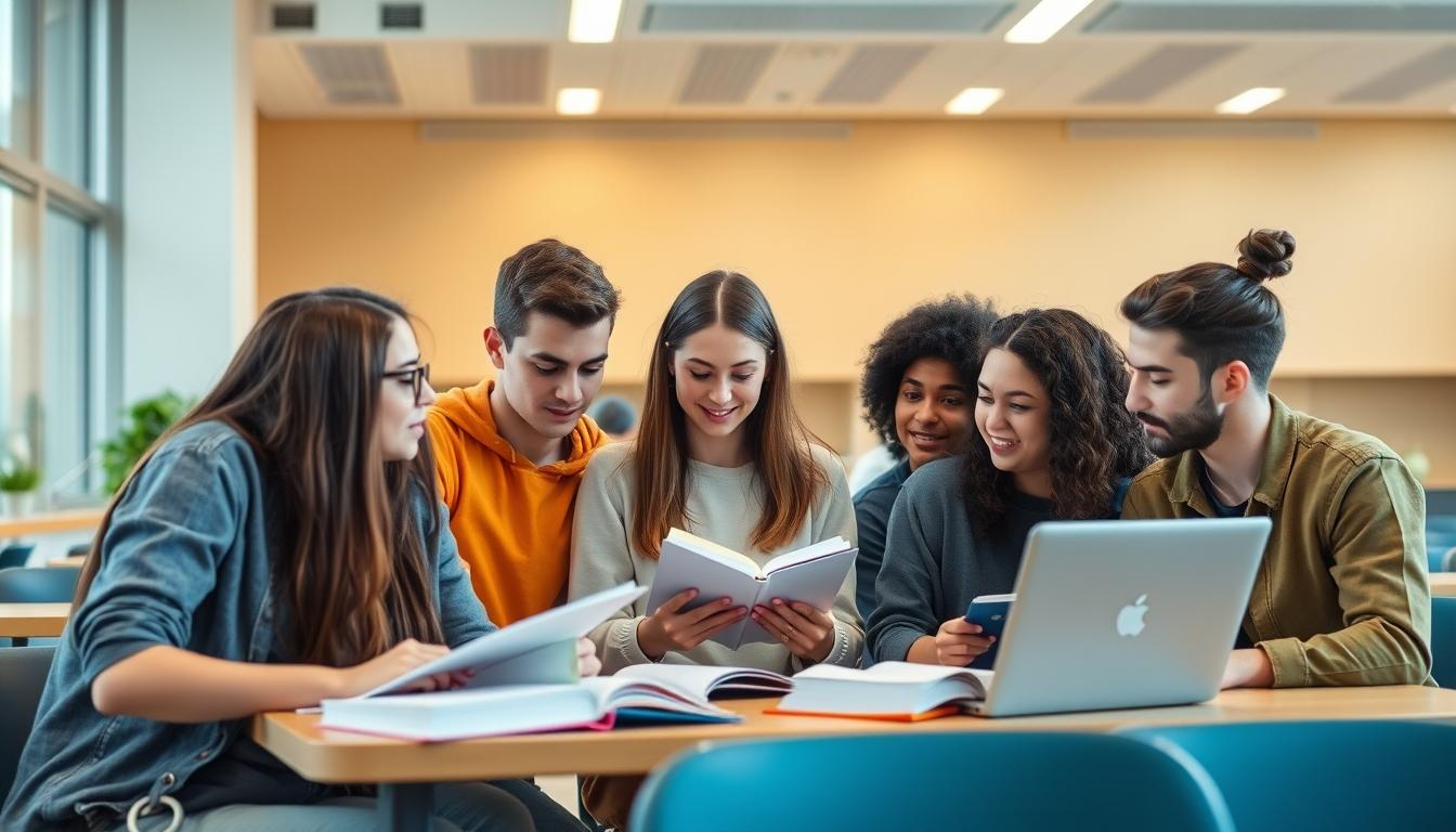 Digital learning platform with online study materials